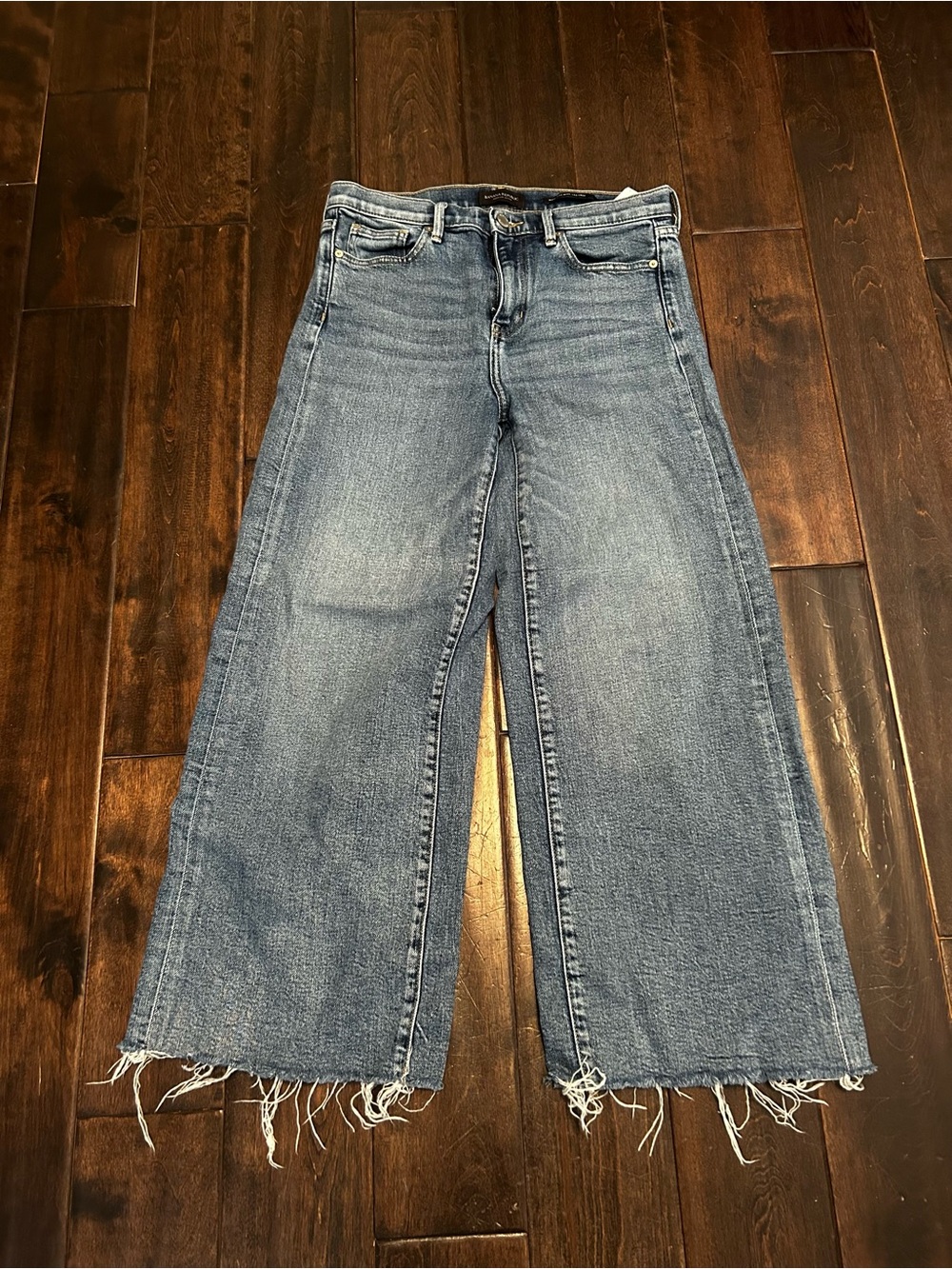 Banana Republic High Rise Wide Leg Crop Jeans